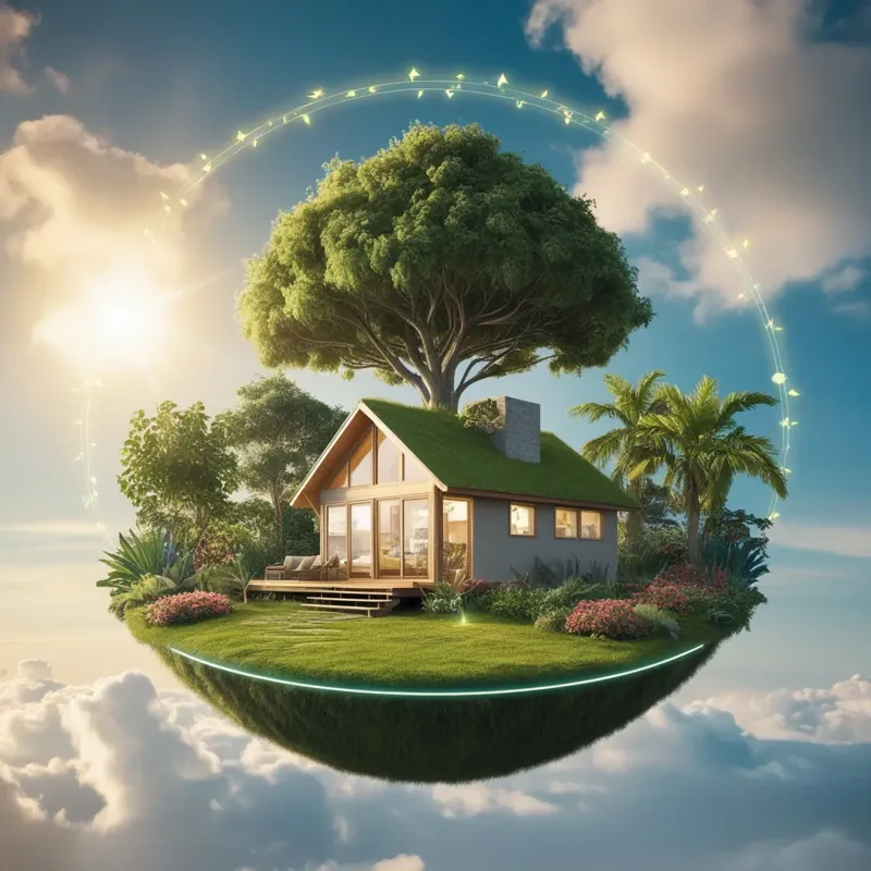 Une maison apaisante remplie d'énergie positive.